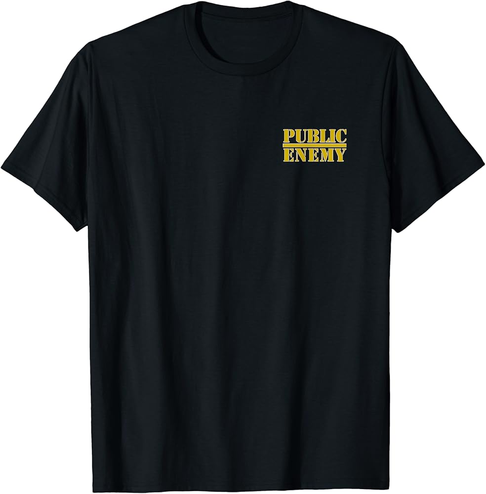 Amazon | Public Enemy 公式 ファイト・ザ・パワー Tシャツ | Tシャツ